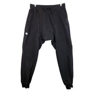 Re-INC Black Heavy French Terry Joggers with Pockets SZ LG GUC